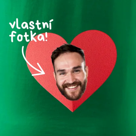 Vlastní fotka v srdci