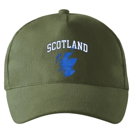 Scotland nápis s mapou