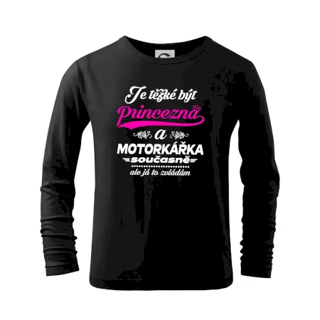 Je těžké být princezna - motorkářka