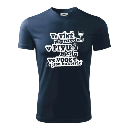 Ve víně je pravda, v pivu síla, ve vodě bakterie