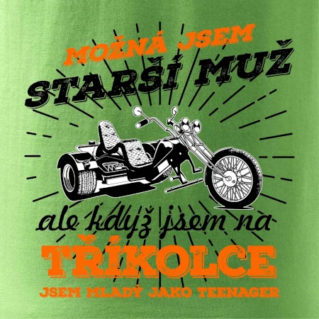 Možná jsem starší muž - tříkolka