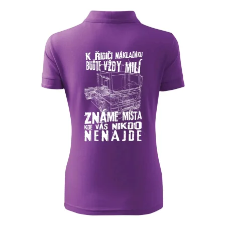 K řidiči náklaďáku buďte vždy milý