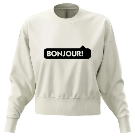 Nápis Bonjour