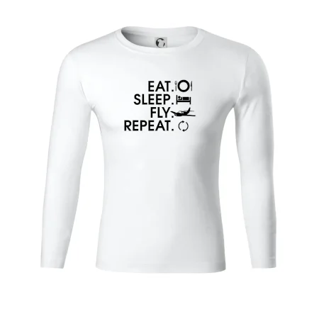 Eat sleep fly repeat