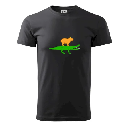 Kapybara na krokodýlovi (Moňas)