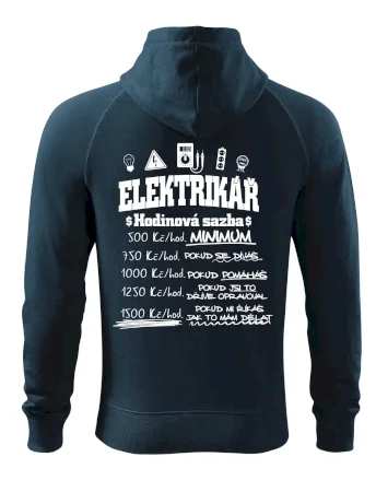 Elektrikář hodinová sazba