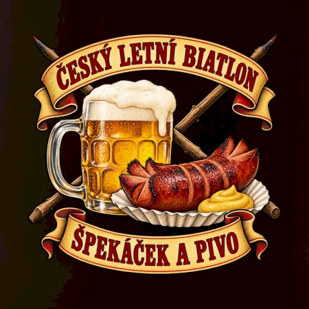 Český letní biatlon špekáček a pivo