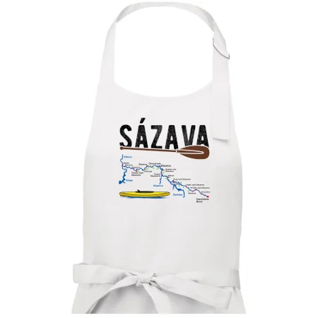 Mapa řeky Sázavy