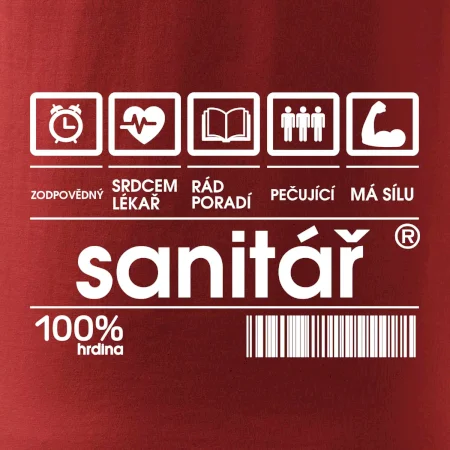 Čárový kód sanitář