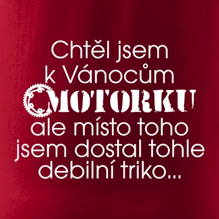 Chtěl jsem dostat motorku - Vánoce