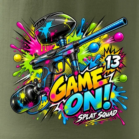 Barevná exploze game on paintball