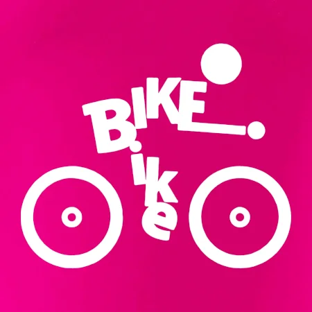 Bike nápis postava