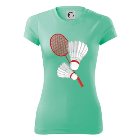 Badminton - pálka a košík
