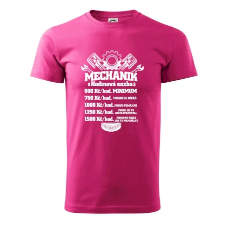 Mechanik - hodinová sazba