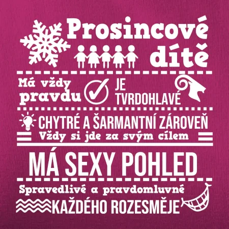 Narozeniny prosinec
