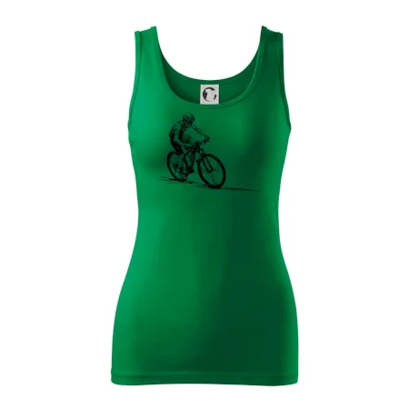 MTB kreslený cyklista