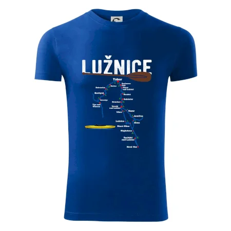 Mapa řeky Lužnice