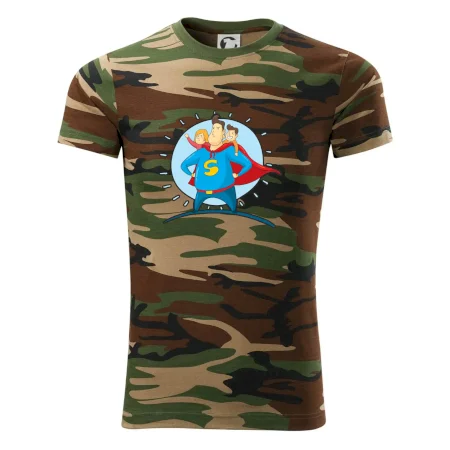 Táta superman - holka a kluk