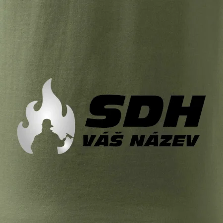 Kšiltovka SDH nápis, reflexní oheň
