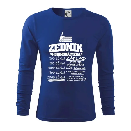 Hodinová mzda zedník