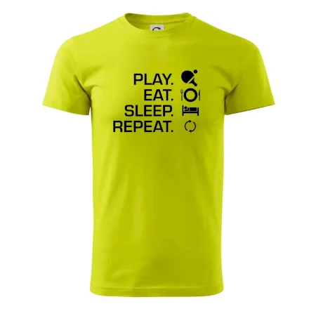 Stolní tenis - eat sleep
