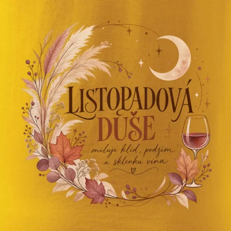Listopadová duše boho podzim a víno
