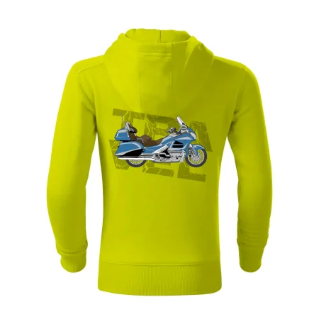 Cestovní motorka Amerika modrá