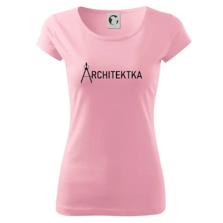 Architektka nápis