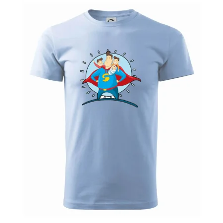 Táta superman - kluk, kluk a dítě