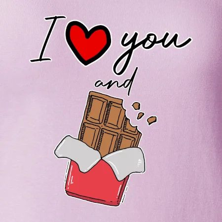 I love you and chocolate
