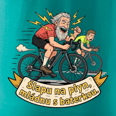 Šlapu na plyn, mládnu s baterkou