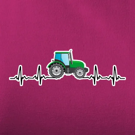Traktor barevný ekg