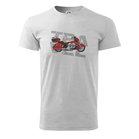 Cestovní motorka Amerika červená