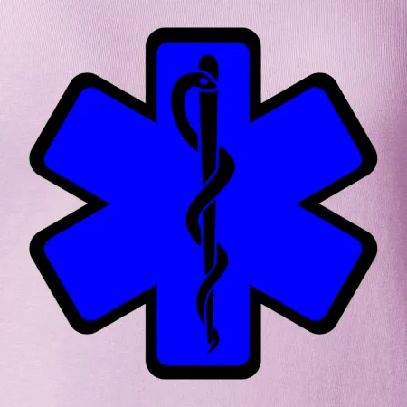 Rescue - Hvězda na prsu +  nápis na zádech