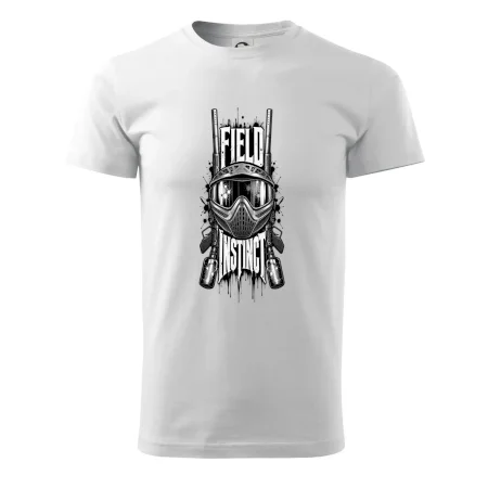 Černobílá maska field instinct paintball