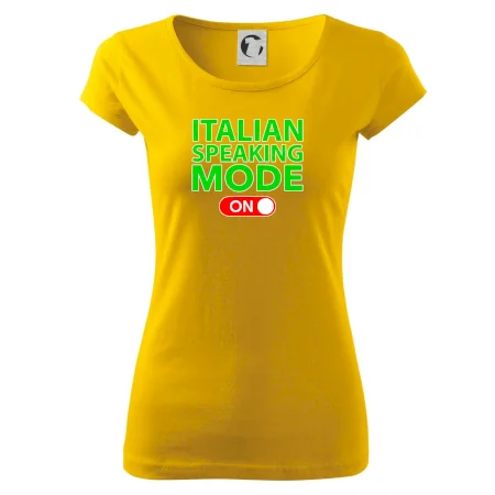 Italian speaking mode - ON