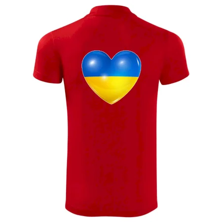 Ukrajina srdce vlajka