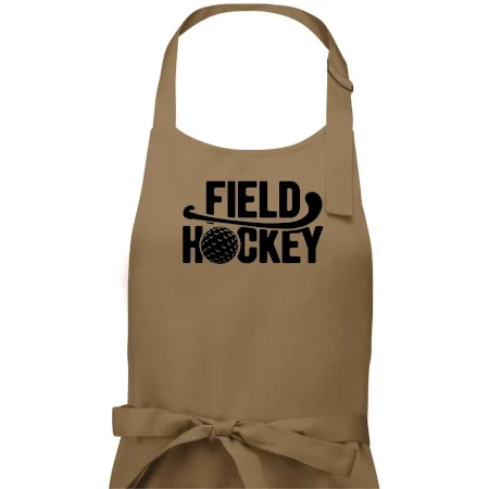 Field hockey míček a nápis