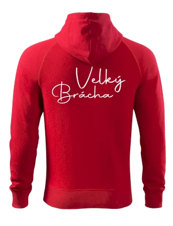 Velký brácha - nápis na zádech