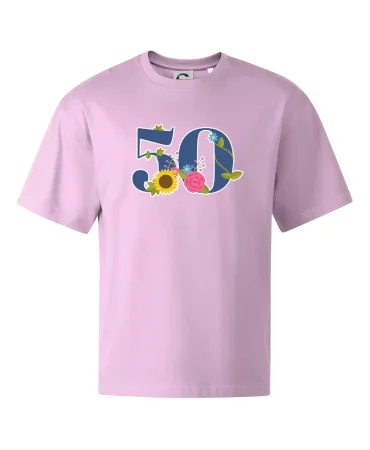 Květinové číslo kreslené - 50
