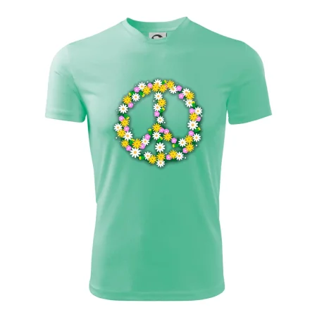 Peace symbol kopretiny