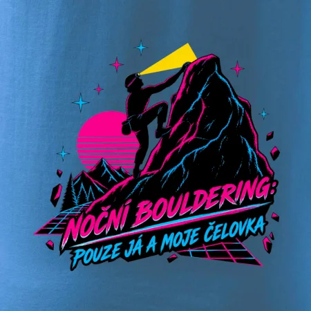 Noční bouldering s čelovkou