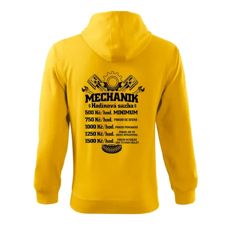 Mechanik - hodinová sazba