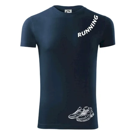 Running nápis šikmo