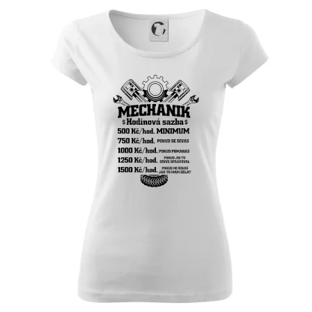 Mechanik - hodinová sazba