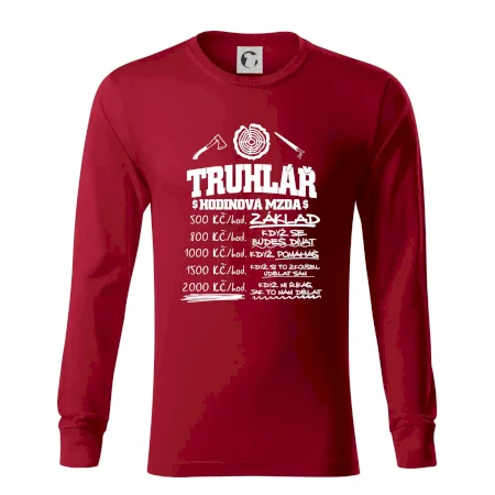 Hodinová mzda truhlář