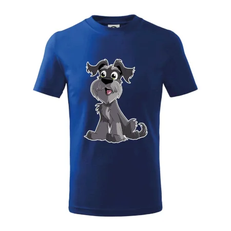 Knírač kreslený sedící