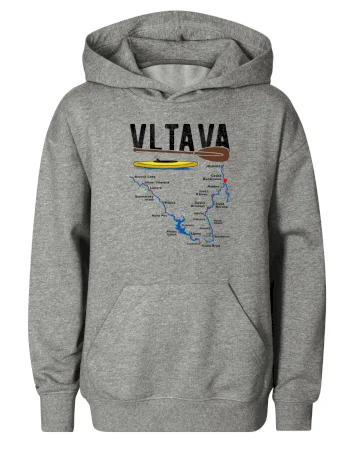 Mapa řeky Vltavy