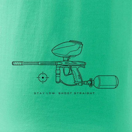 Minimalistický marker stay low shoot straight