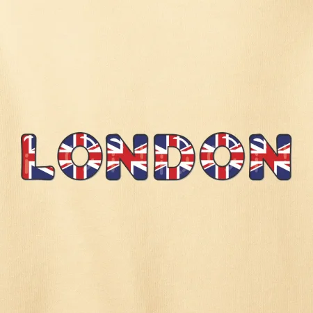 Nápis London vlajka
